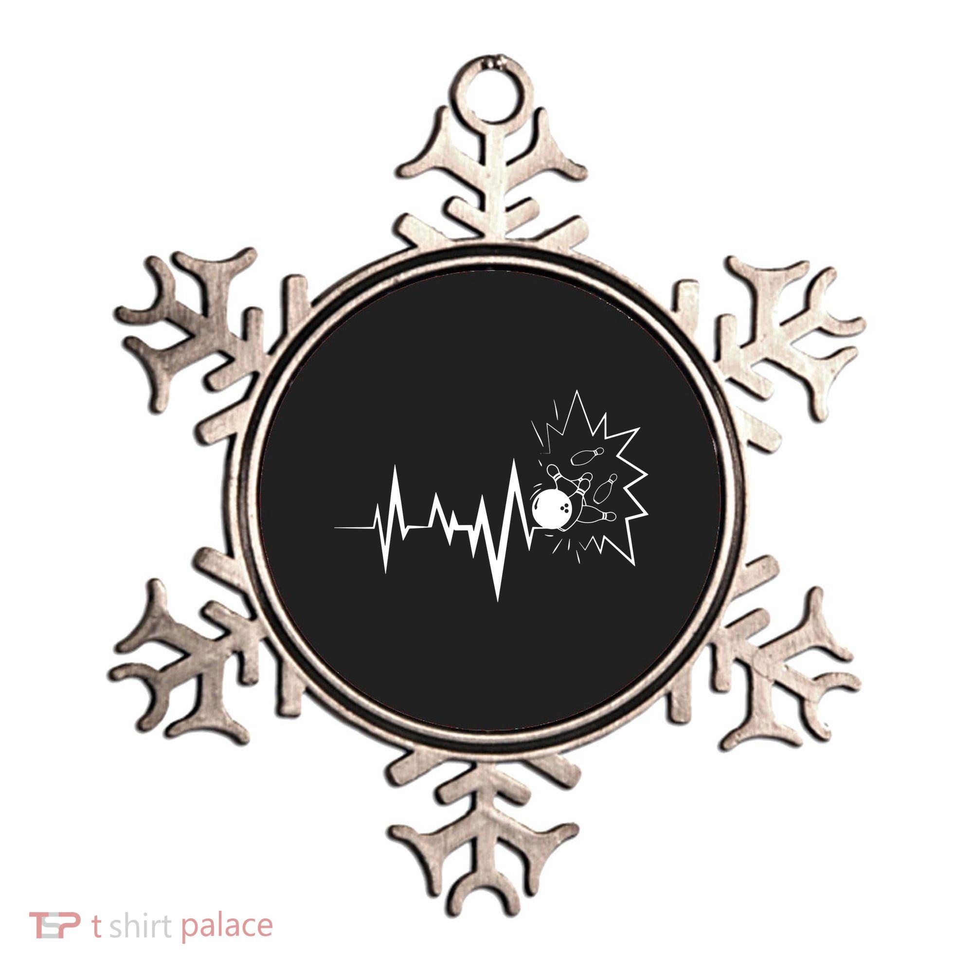 Bowling Heartbeat For Bowling Lovers And Players Ornament