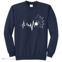 Bowling Heartbeat For Bowling Lovers And Players Sweatshirt thumb 0