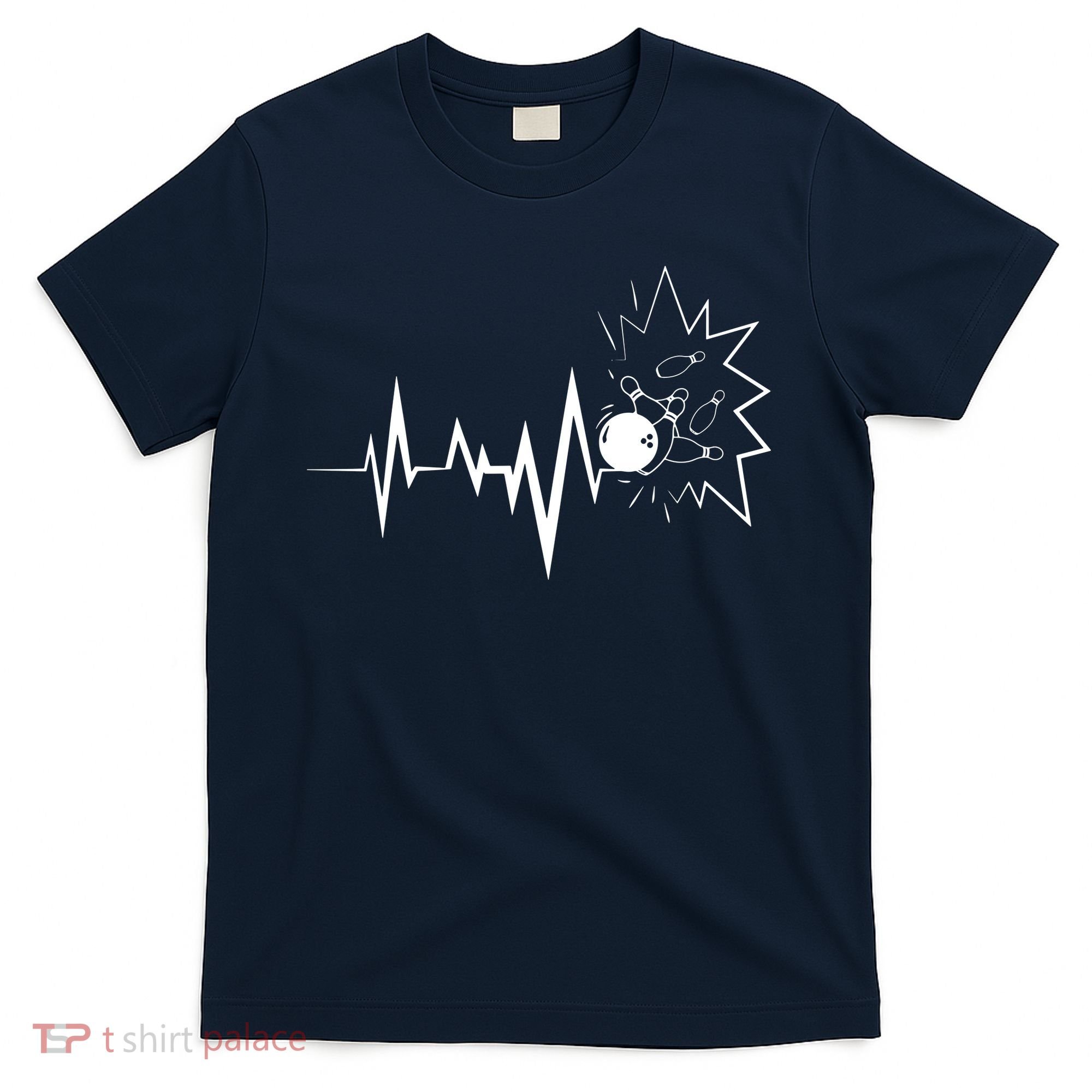 Bowling Heartbeat For Bowling Lovers And Players T-Shirt