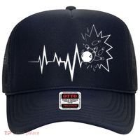 Bowling Heartbeat For Bowling Lovers And Players Hat thumb 0