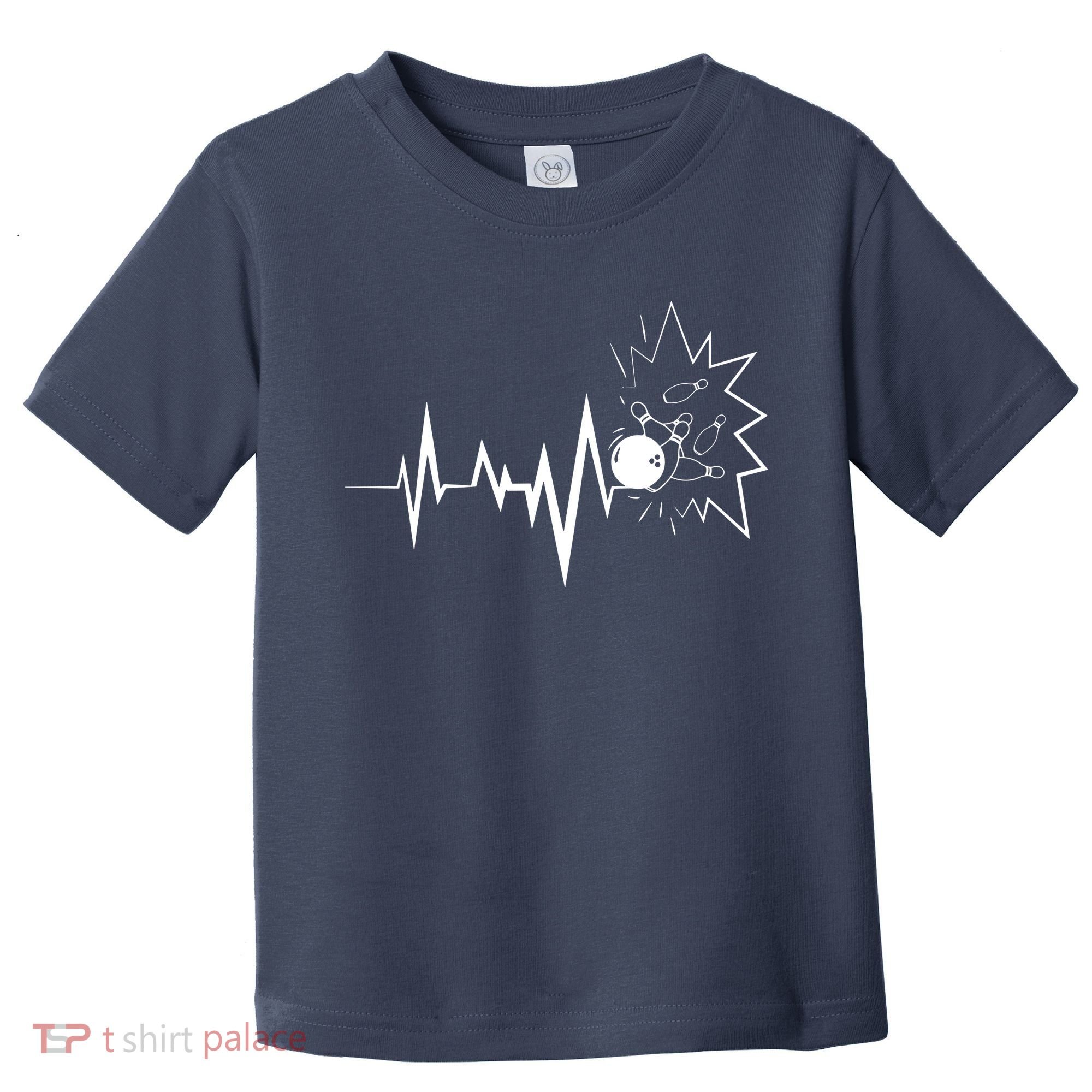 Bowling Heartbeat For Bowling Lovers And Players Toddler T-Shirt