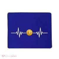 Boccia Heartbeat Funny Bocce Ball Face Bocce Ball Player Meaningful Gift Mousepad thumb 0