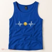 Boccia Heartbeat Funny Bocce Ball Face Bocce Ball Player Meaningful Gift Tank Top thumb 2