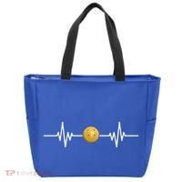 Boccia Heartbeat Funny Bocce Ball Face Bocce Ball Player Meaningful Gift Tote Bag thumb 0