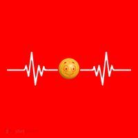 Boccia Heartbeat Funny Bocce Ball Face Bocce Ball Player Meaningful Gift Santa Hat thumb 1