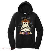Boo Haw Ghost Western Cowboy Cowgirl Halloween Women's Hoodie thumb 0