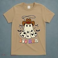 Boo Haw Ghost Western Cowboy Cowgirl Halloween T-Shirt thumb 5
