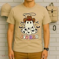 Boo Haw Ghost Western Cowboy Cowgirl Halloween T-Shirt thumb 6