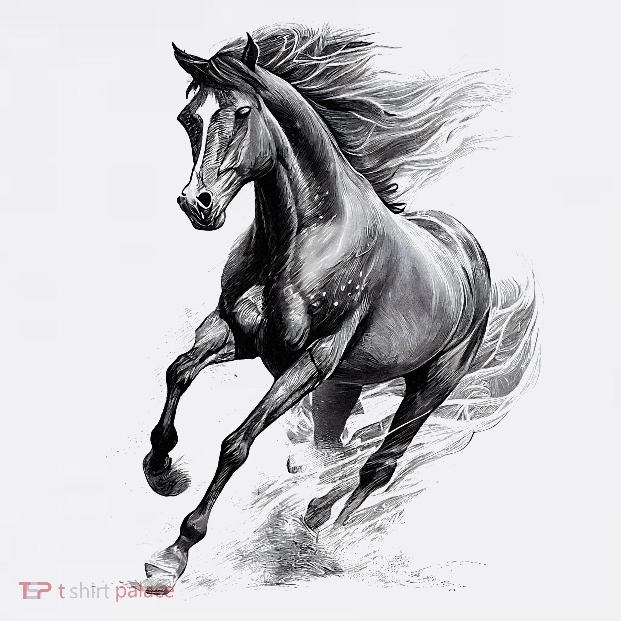 Beautiful Horse Graphic funny Horse Lover Sweatshirt