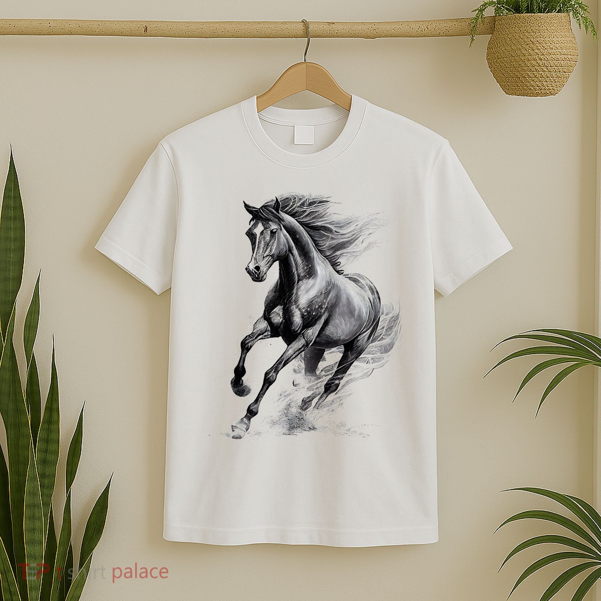 Beautiful Horse Graphic funny Horse Lover T-Shirt