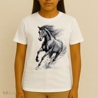 Beautiful Horse Graphic funny Horse Lover T-Shirt thumb 4