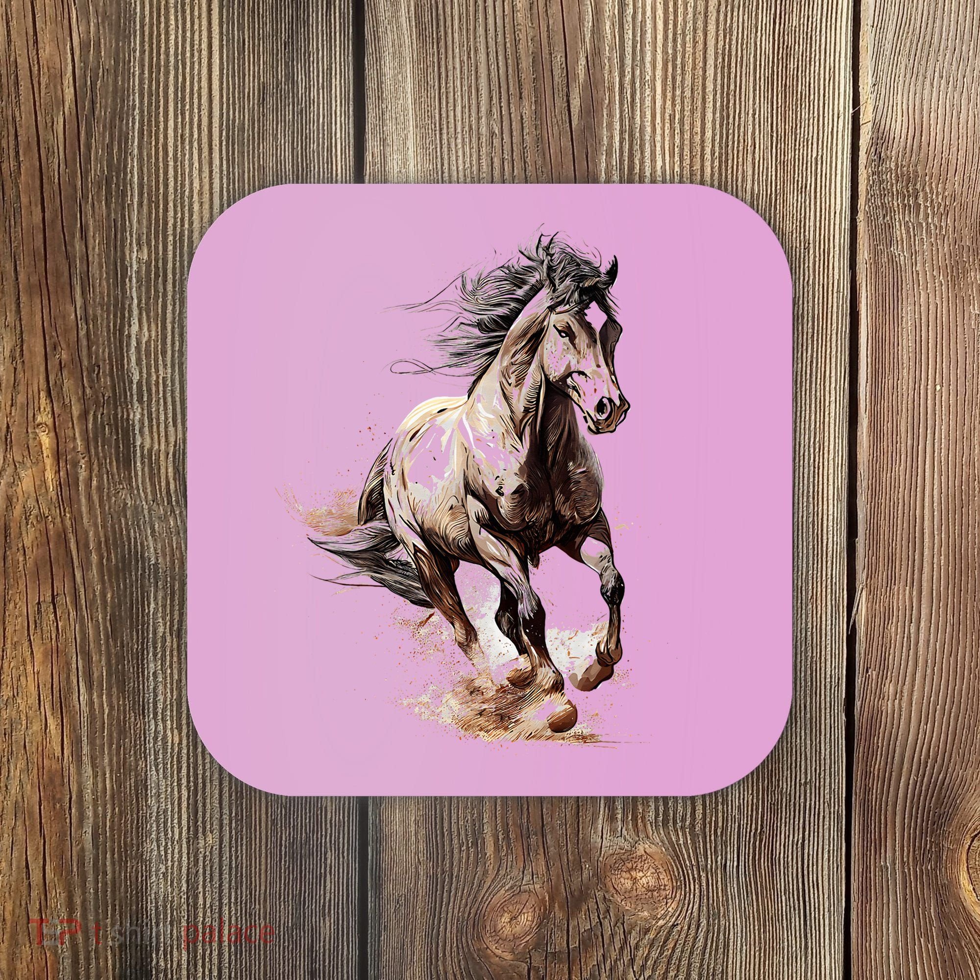Beautiful Horse Graphic Horse Coaster
