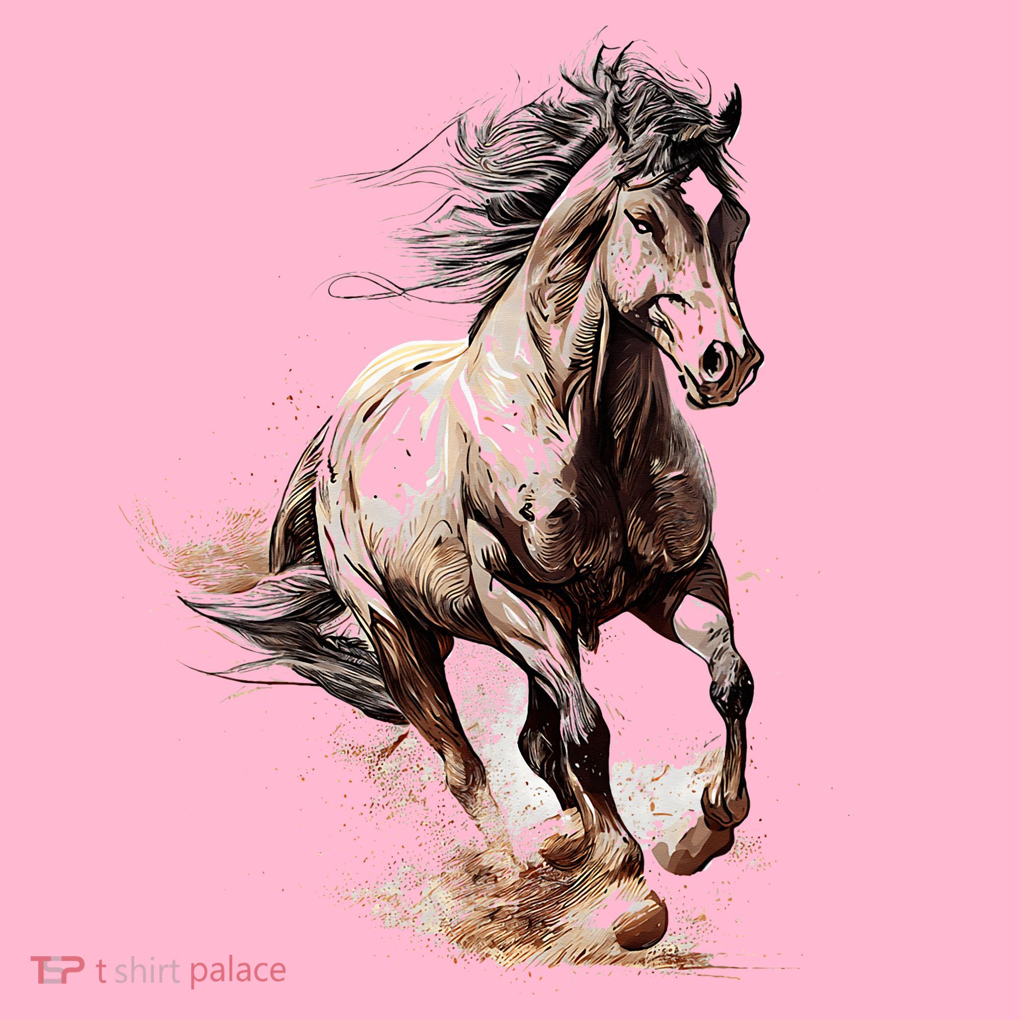 Beautiful Horse Graphic Horse Coaster