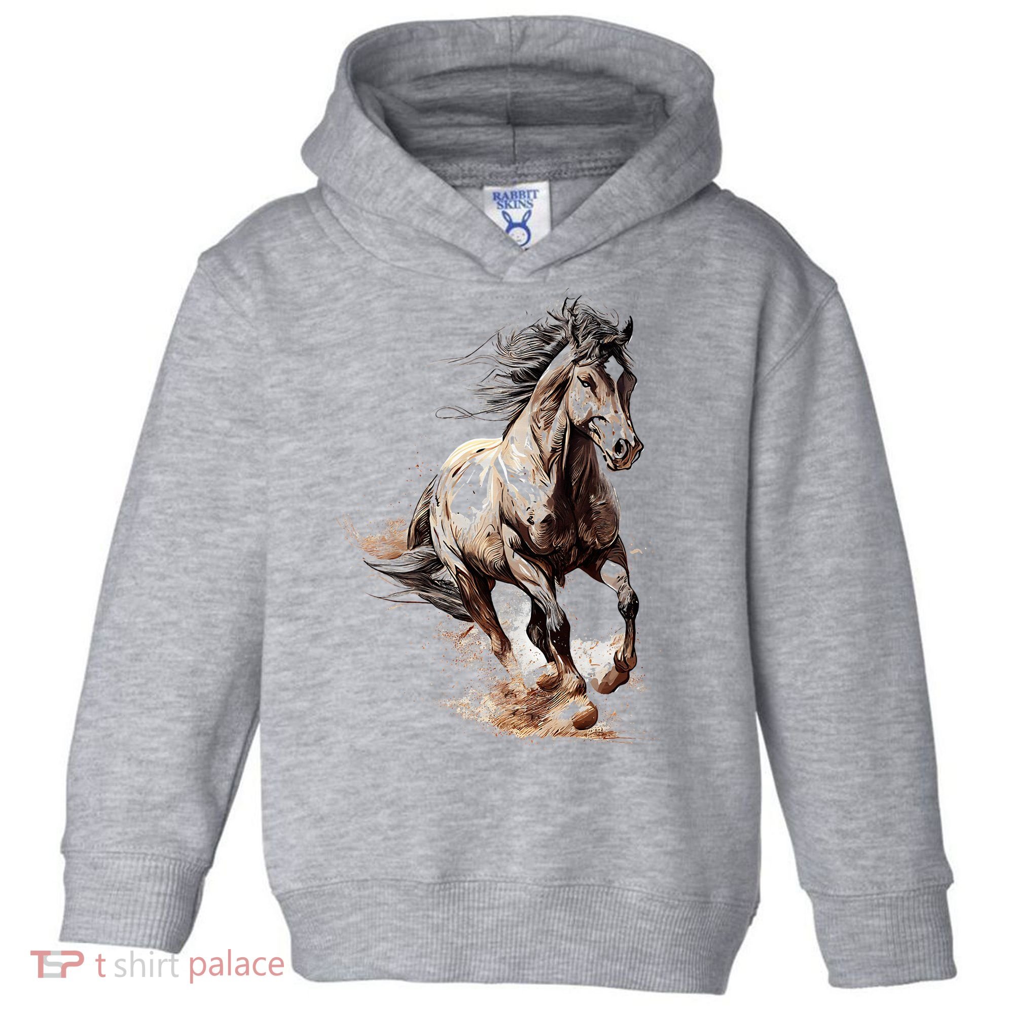 Beautiful Horse Graphic Horse Toddler Hoodie