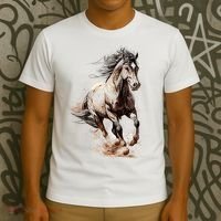 Beautiful Horse Graphic Horse T-Shirt thumb 3