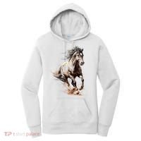 Beautiful Horse Graphic Horse Women's Hoodie thumb 0