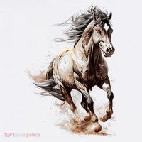 Beautiful Horse Graphic Horse Women's Hoodie thumb 2