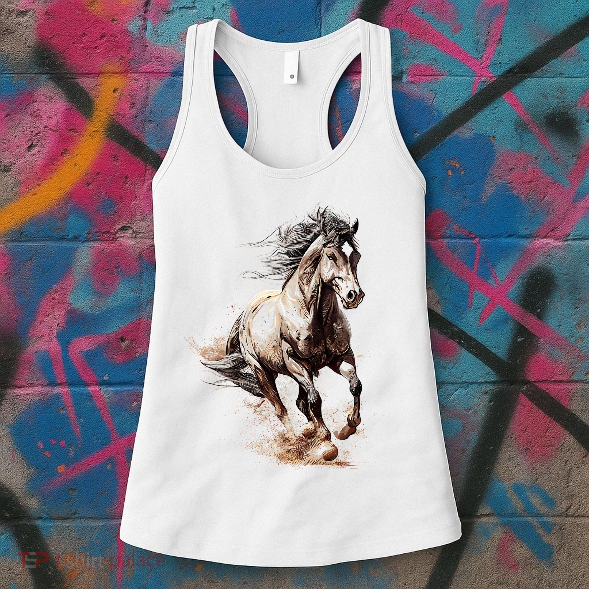 Beautiful Horse Graphic Horse Women's Tank Top