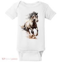 Beautiful Horse Graphic Horse Baby Bodysuit thumb 0