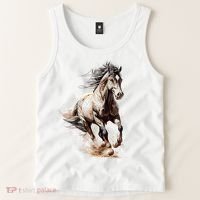 Beautiful Horse Graphic Horse Tank Top thumb 2