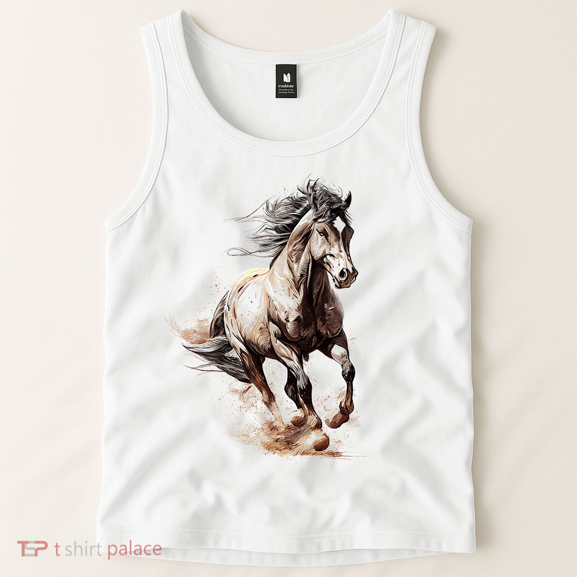 Beautiful Horse Graphic Horse Tank Top