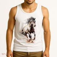 Beautiful Horse Graphic Horse Tank Top thumb 3
