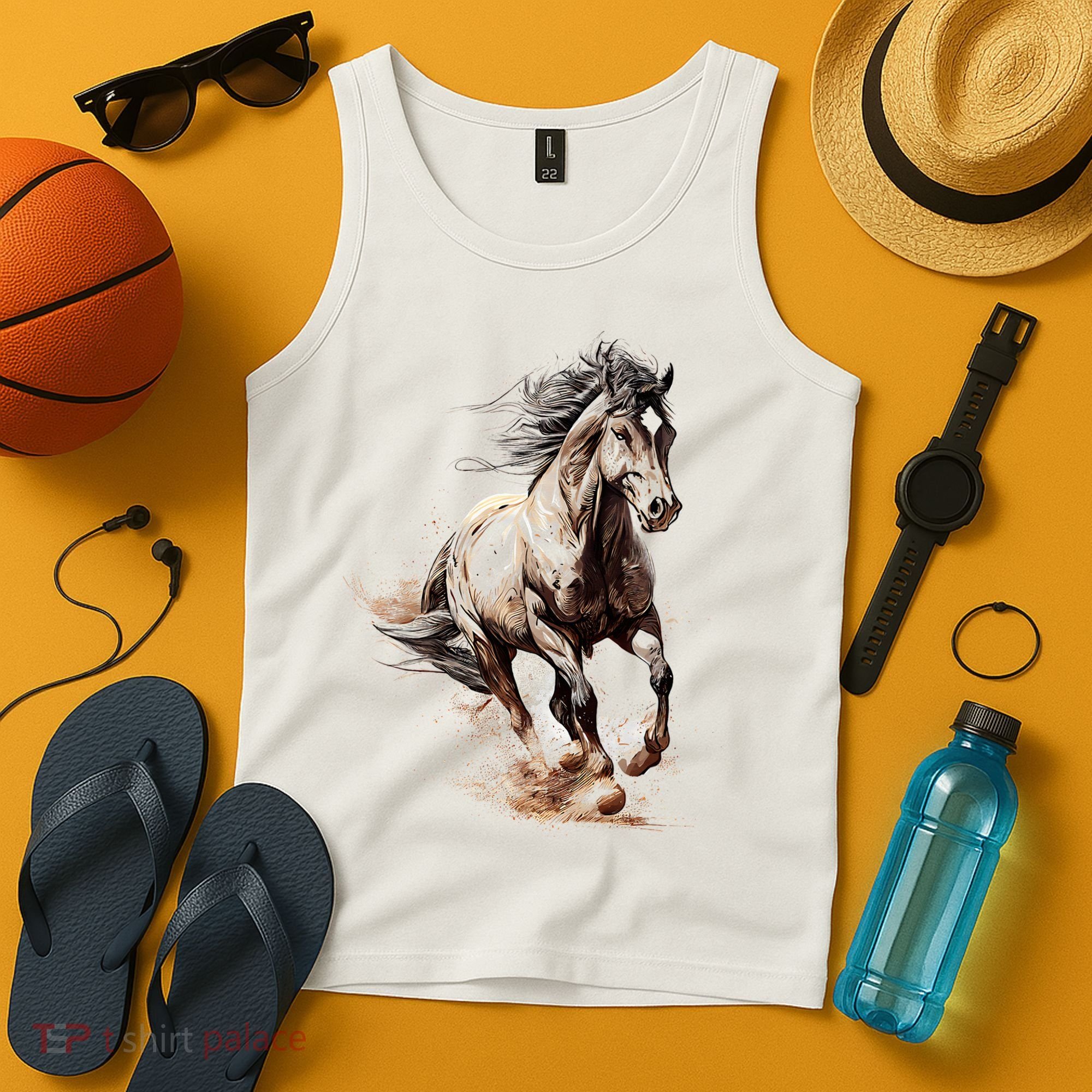 Beautiful Horse Graphic Horse Tank Top
