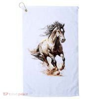Beautiful Horse Graphic Horse Golf Towel thumb 0