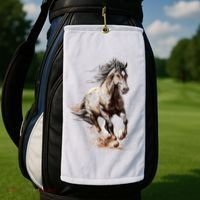 Beautiful Horse Graphic Horse Golf Towel thumb 2