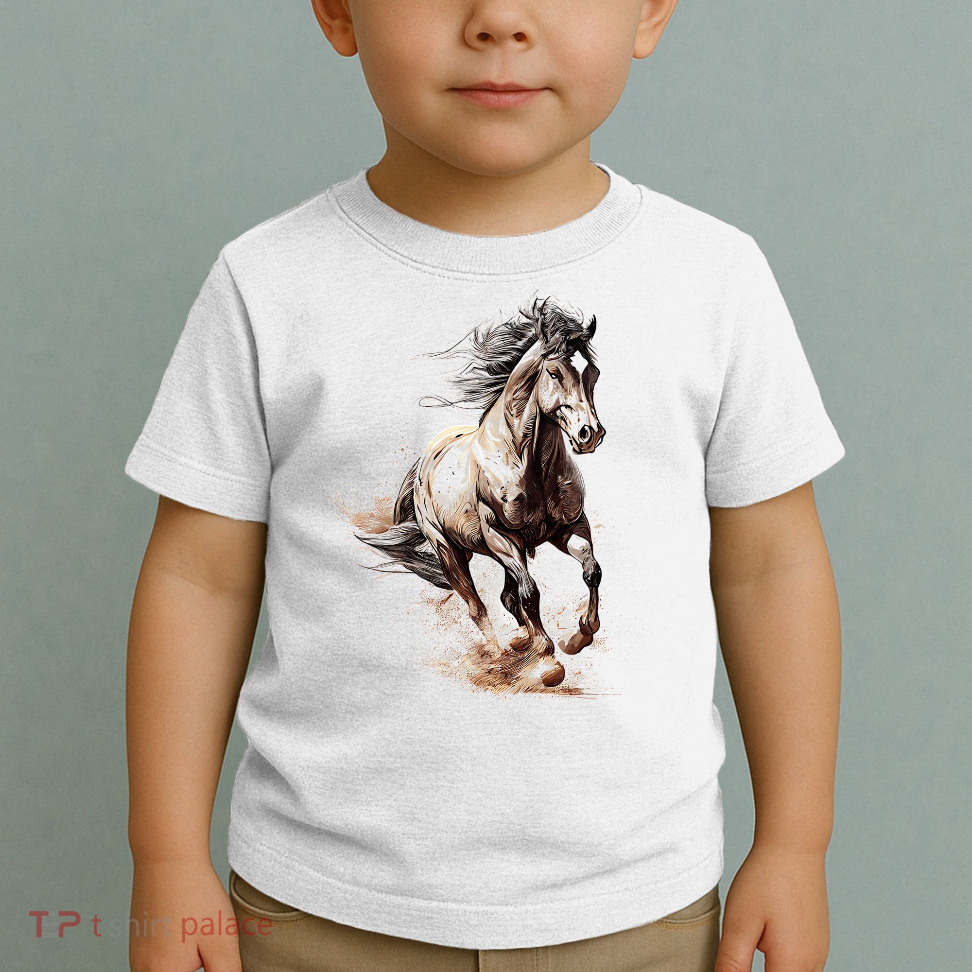 Beautiful Horse Graphic Horse Toddler T-Shirt