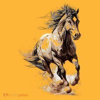 Beautiful Horse Graphic Horse funny animal Pom Pom 12in Knit Beanie thumb 2