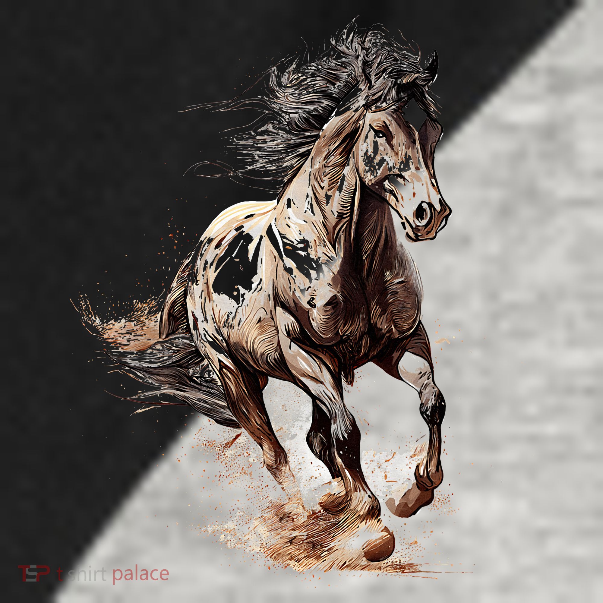 Beautiful Horse Graphic Horse funny animal Raglan Baseball Sleeve Shirt