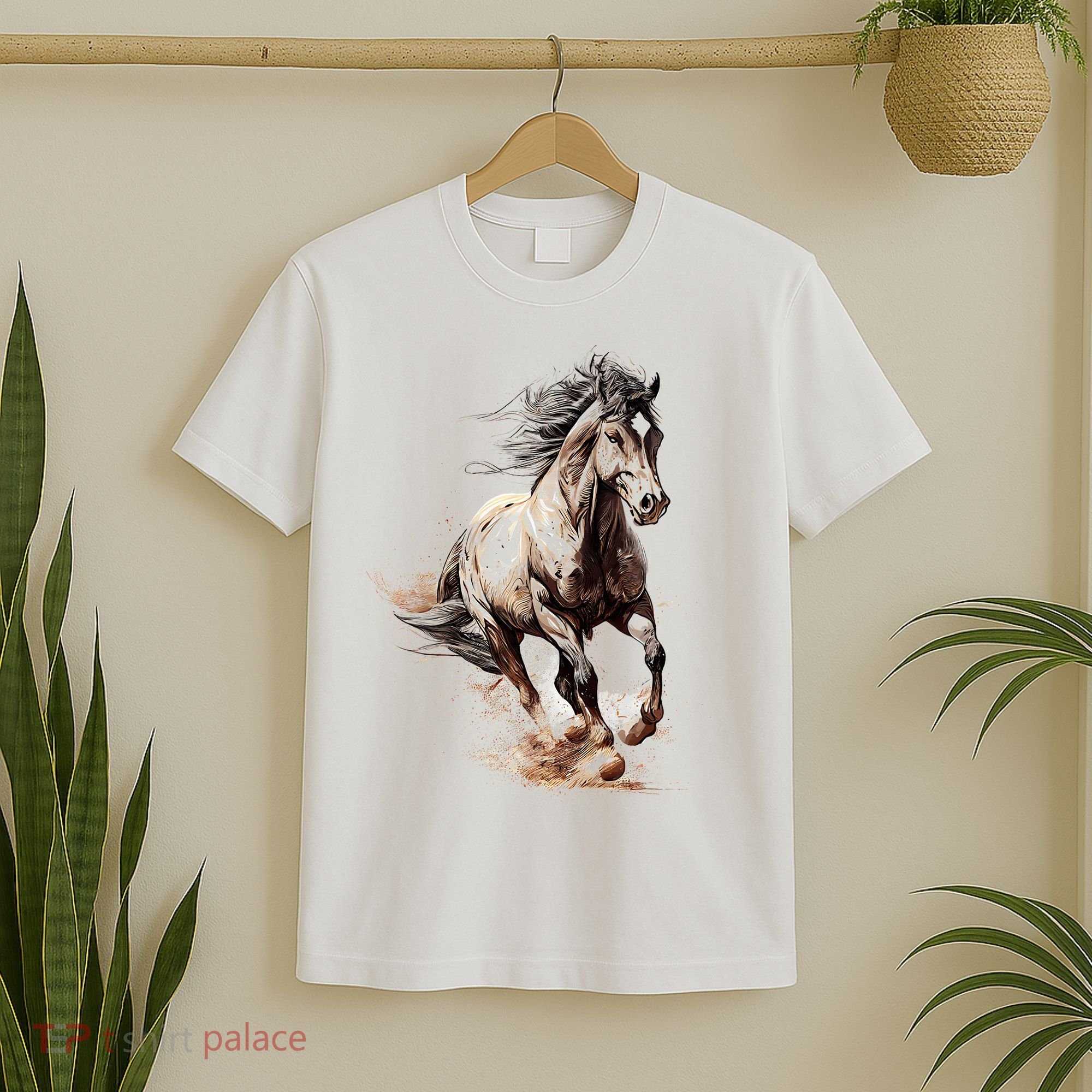 Beautiful Horse Graphic Horse funny animal T-Shirt