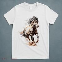Beautiful Horse Graphic Horse funny animal T-Shirt thumb 5