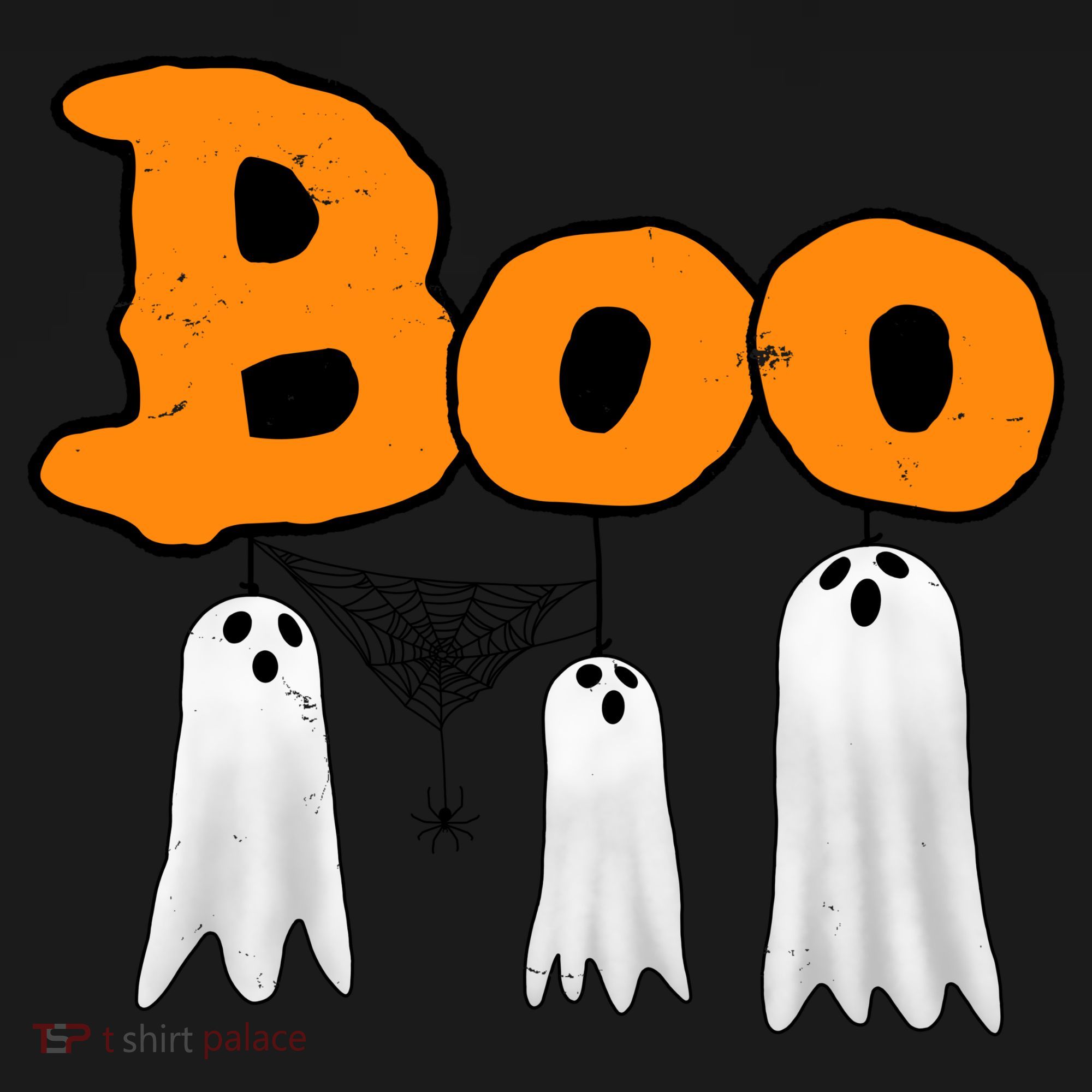 Boo Hanging Ghost Cute Funny Halloween Party Toddler Hoodie