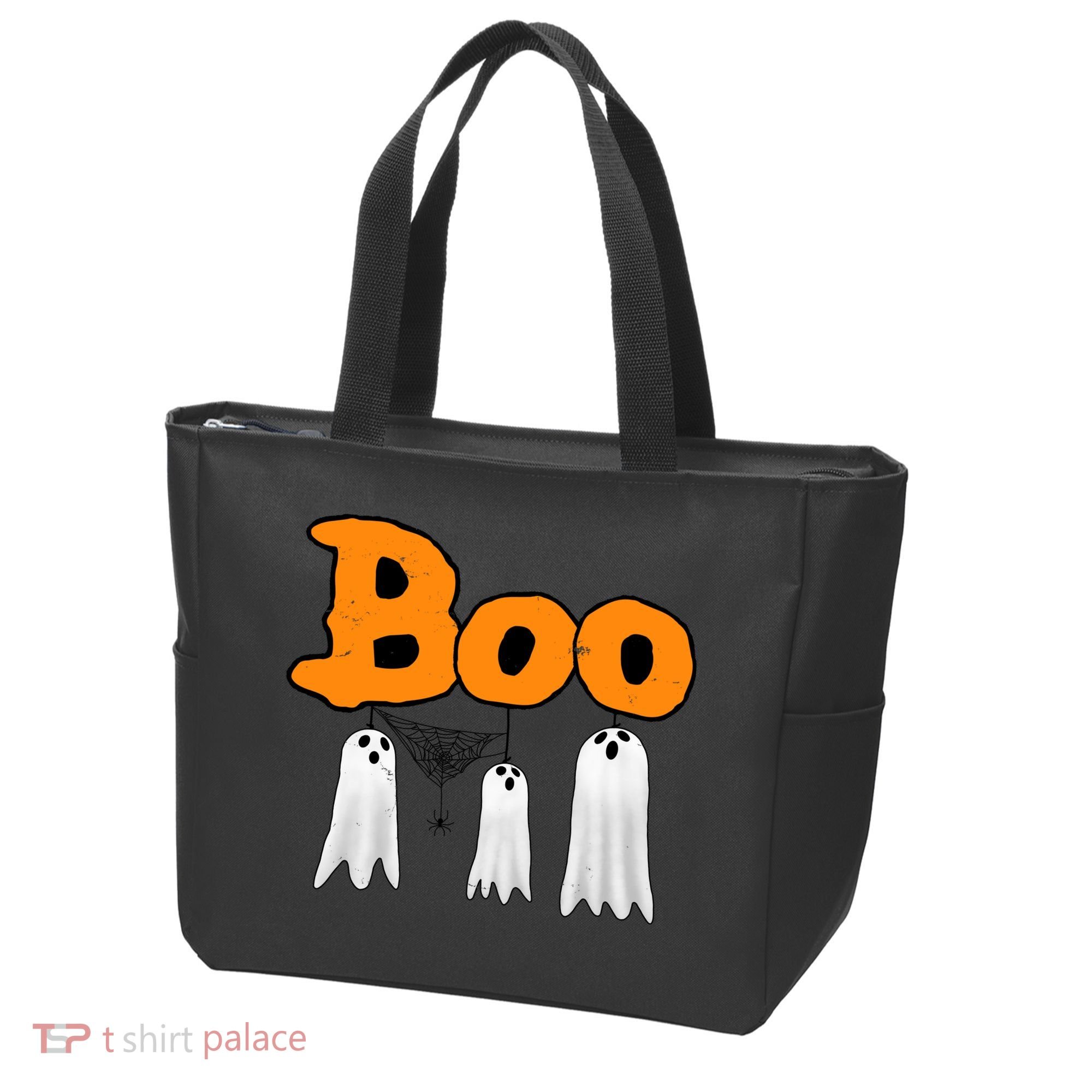 Boo Hanging Ghost Cute Funny Halloween Party Tote Bag