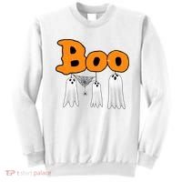 Boo Hanging Ghost Cute Funny Halloween Party Sweatshirt thumb 0