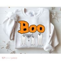 Boo Hanging Ghost Cute Funny Halloween Party Sweatshirt thumb 2
