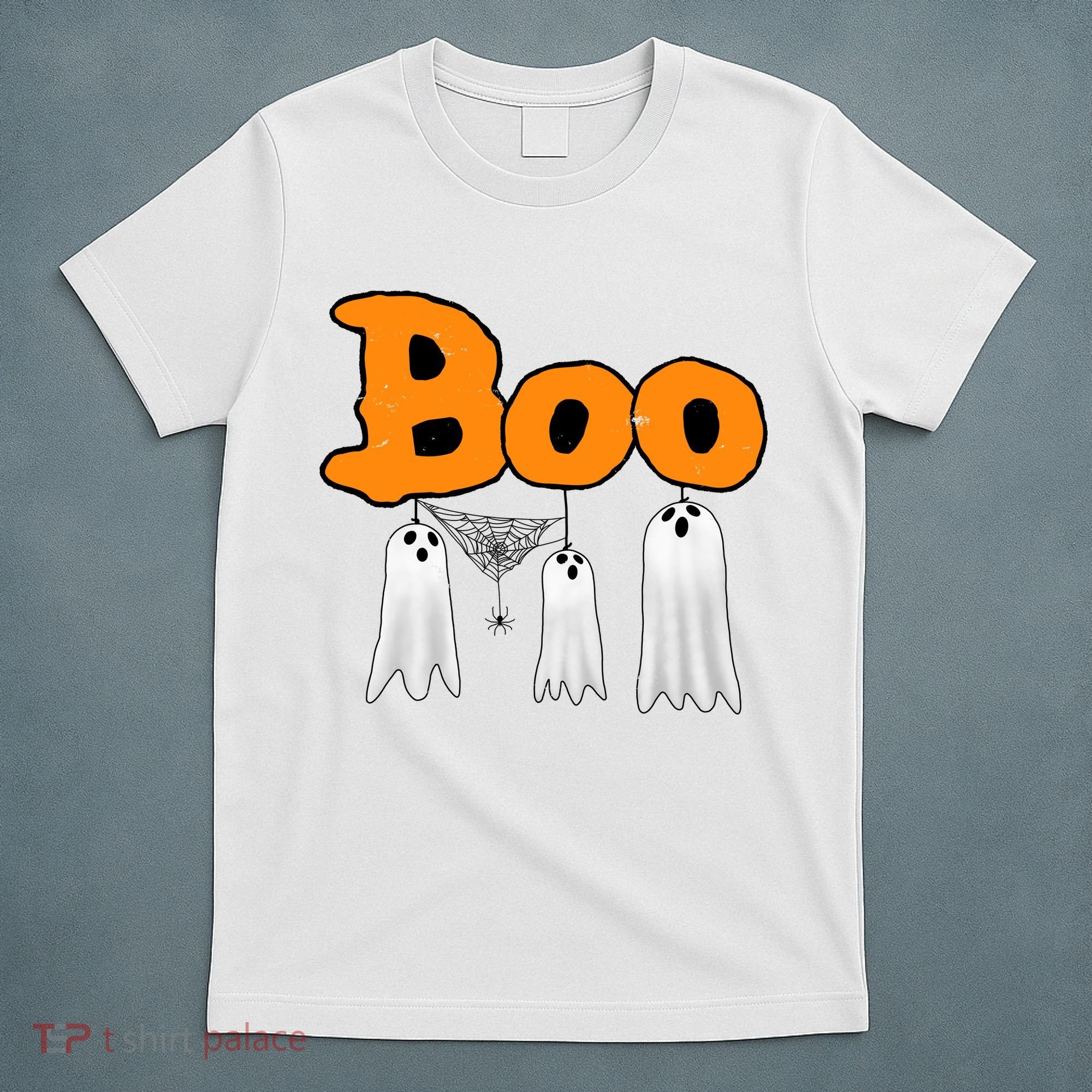Boo Hanging Ghost Cute Funny Halloween Party T-Shirt