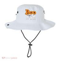 Boo Hanging Ghost Cute Funny Halloween Party Bucket Hat thumb 0