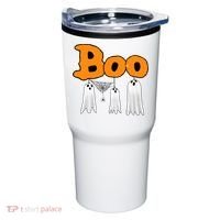 Boo Hanging Ghost Cute Funny Halloween Party Tumbler thumb 0