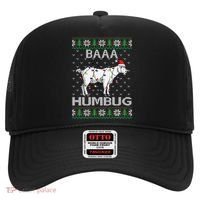 Baaa Humbug Goat Santa Hat Christmas Lights Ugly Sweater Gift Hat thumb 0