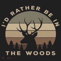 Buck Hunters & Gift Co. I'd Rather Be In The Woods Deer Hunting Tumbler thumb 3