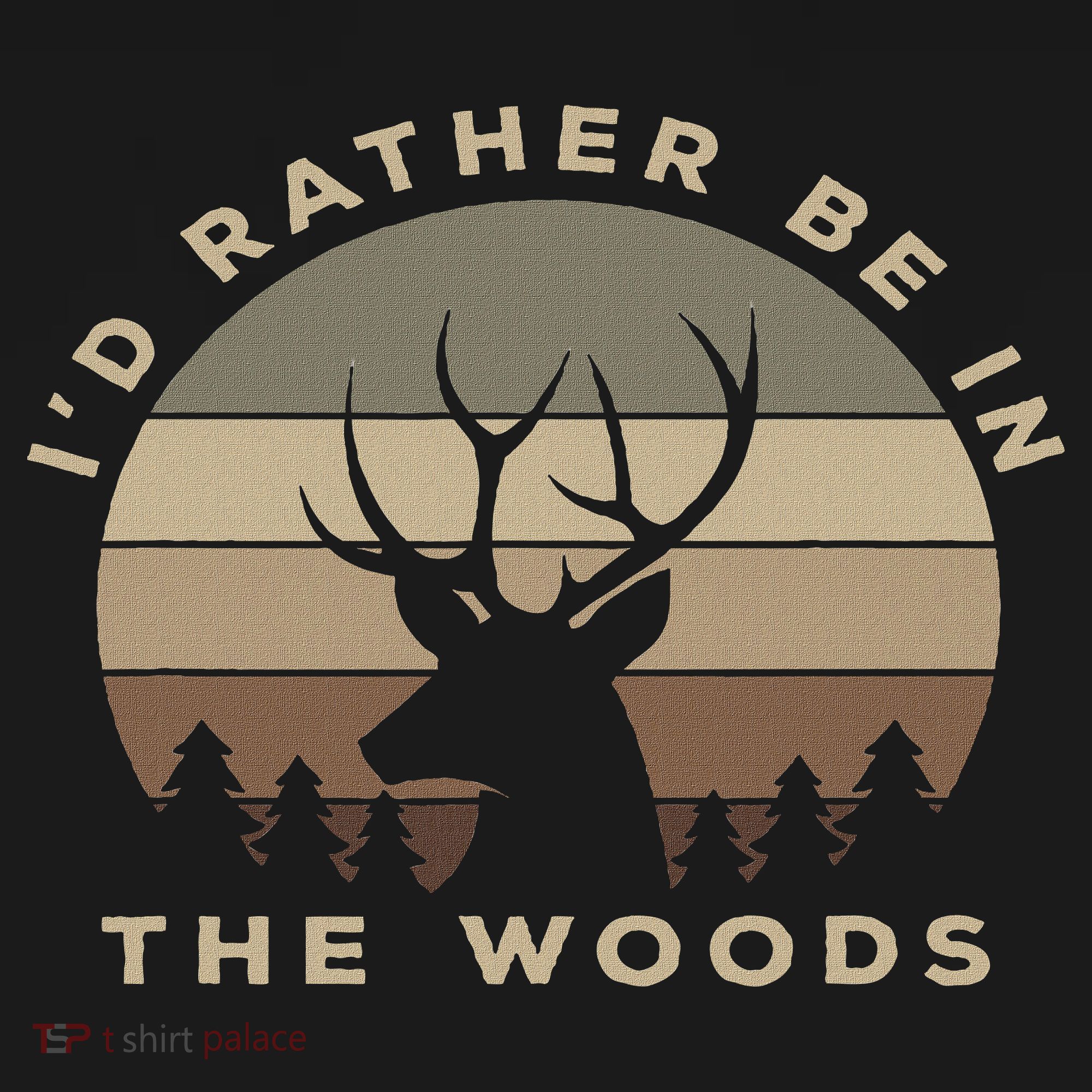 Buck Hunters & Gift Co. I'd Rather Be In The Woods Deer Hunting Visor