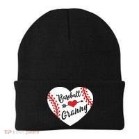 Baseball Heart Granny Grandma Mother's Day Gift Beanie thumb 0