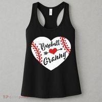 Baseball Heart Granny Grandma Mother's Day Gift Women's Tank Top thumb 3