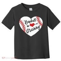 Baseball Heart Granny Grandma Mother's Day Gift Toddler T-Shirt thumb 0