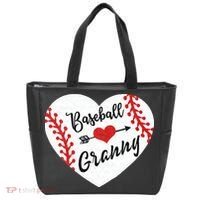 Baseball Heart Granny Grandma Mother's Day Gift Tote Bag thumb 0