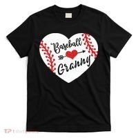 Baseball Heart Granny Grandma Mother's Day Gift T-Shirt thumb 0