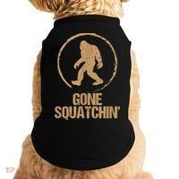Bigfoot Hunter Gone Squatching Sasquatch Doggie Tank thumb 0